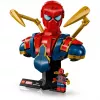 Busto da collezione LEGO Marvel Iron Spider-Man 76326, 379 pezzi, modello da esposizione 18+, 170×200×110 mm