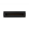 Lanberg AK-VDP103-B pannello di distribuzione della tensione 19 pollici 3U con guida DIN TS-35, nero