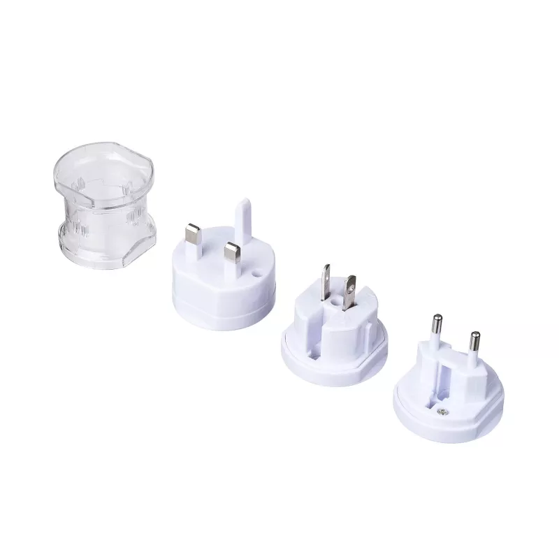Adattatore universale da viaggio Akyga AK-AD-61, mondiale, 10 A, bianco