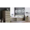 Topeshop K2 SONOMA comodino 2 cassetti rovere