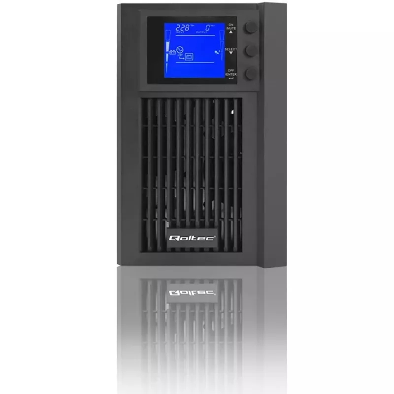Gruppo di continuità QOLTEC 53981 On line 2kVA, capacità 2000 VA
