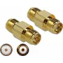 Connettore per cavi DeLOCK 89975 SMA RP-SMA oro