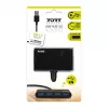 Hub USB Port Designs 900121 USB 3.2 Gen 1 Type-A 5000 Mbit/s nero