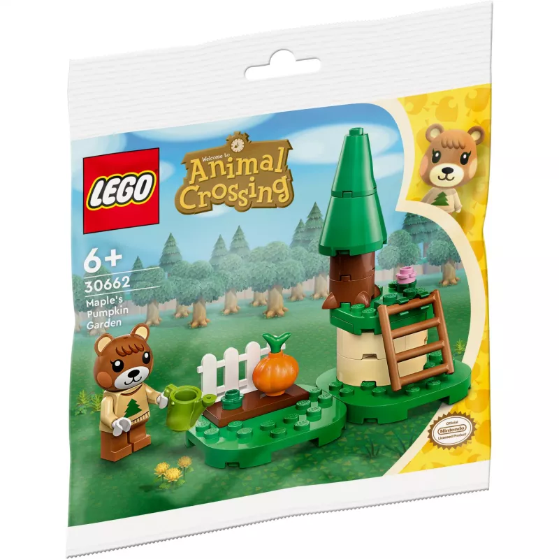 30662 Animal Crossing Monas Pumpkin Garden, giocattolo da costruzione Polybag