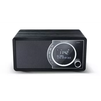 Radio digitale Sharp DR-450 – nero, personale, digitale, DAB, DAB+, FM, 87,5 – 108 MHz, 174,928 – 239,2 MHz, 3 W