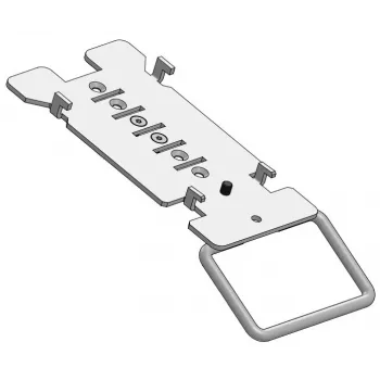 Piastra con foro a serratura ergonomic solutions CHE072-02 per Banksys – piastra di montaggio con foro a serratura