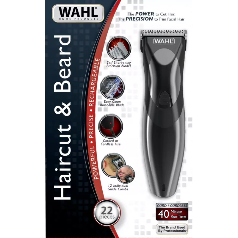 Wahl 9639-816 Tagliacapelli/Forbici Nero