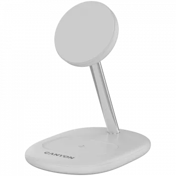 Canyon On Power 205 - 2in1 - stazione di ricarica wireless per 2 dispositivi contemporaneamente - bianco