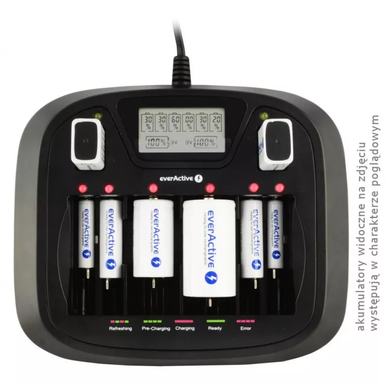 everActive NC-900U caricabatterie universale
