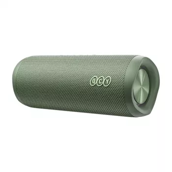 Altoparlante wireless QCY SP7 verde Bluetooth 5.0 portatile, batteria ricaricabile, design compatto