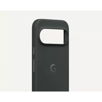 Custodia per cellulare Google Pixelsnap per Pixel 10 / Pixel 10 Pro, 6,3 pollici (16 cm), silicone/microfibra/PC, nero