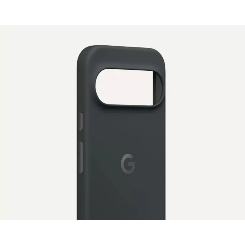 Custodia per cellulare Google Pixelsnap per Pixel 10 / Pixel 10 Pro, 6,3 pollici (16 cm), silicone/microfibra/PC, nero