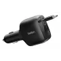 Belkin 75W 2 porte con cavo USB-C retrattile per auto - cavo (CCC001HQBK)