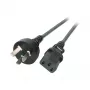 EFB-Elektronik Cavo di alimentazione Cina - C13 180°, nero, 1,8 m, 3 x 0,75 mm² Produttore: EFB Elektronik (EK492.1,8V2)