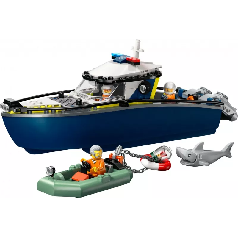 LEGO CITY 60456 Inseguimento con motoscafo della polizia