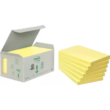 Blocco note adesive 3M 6551B rettangolare giallo 100 fogli autoadesivo