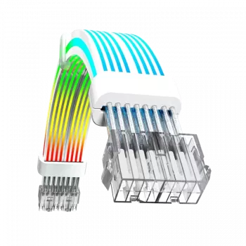 Gamemax | Cavo prolunga alimentatore | VGA/CPU 2x8PIN-B | Bianco