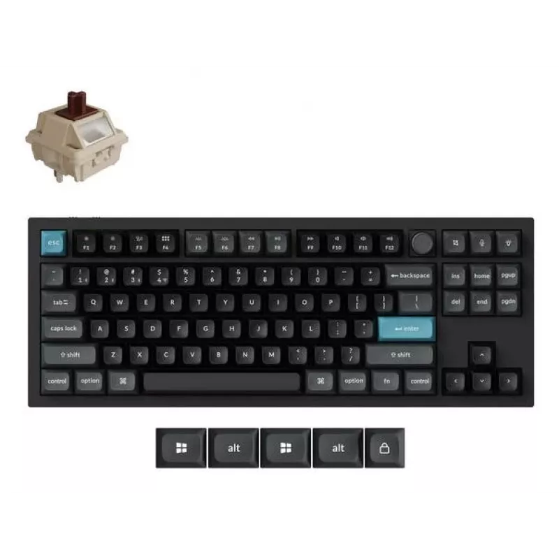 Tastiera wireless Q3 ULTRA/nero Q3U-M3 Keychron