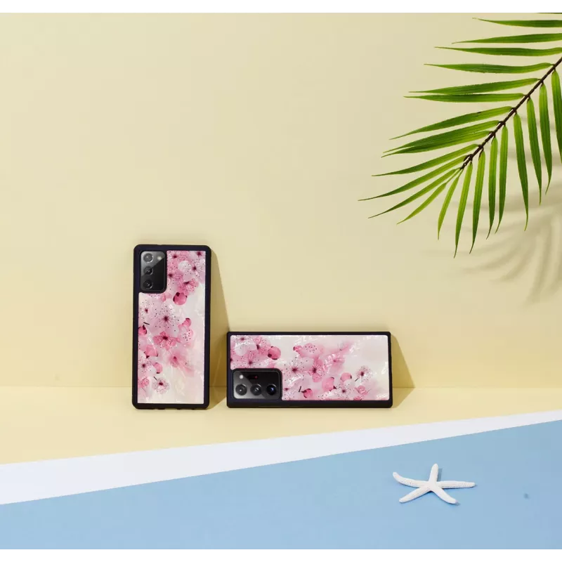 Custodia per cellulare iKins per Samsung Galaxy Note 20 Ultra — design fiori di ciliegio