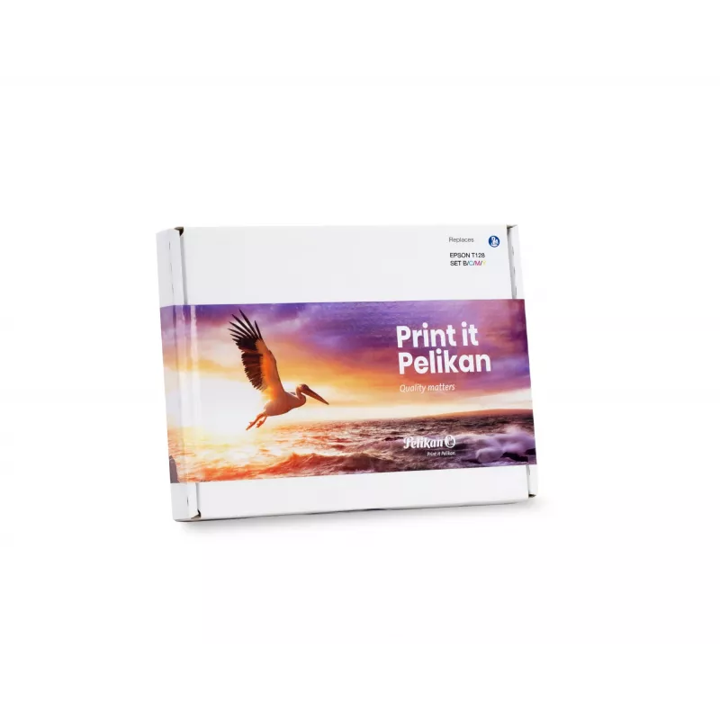 Pelikan PromoPack P66 Multipack cartucce d'inchiostro per Epson T1285, nero/ciano/magenta/giallo