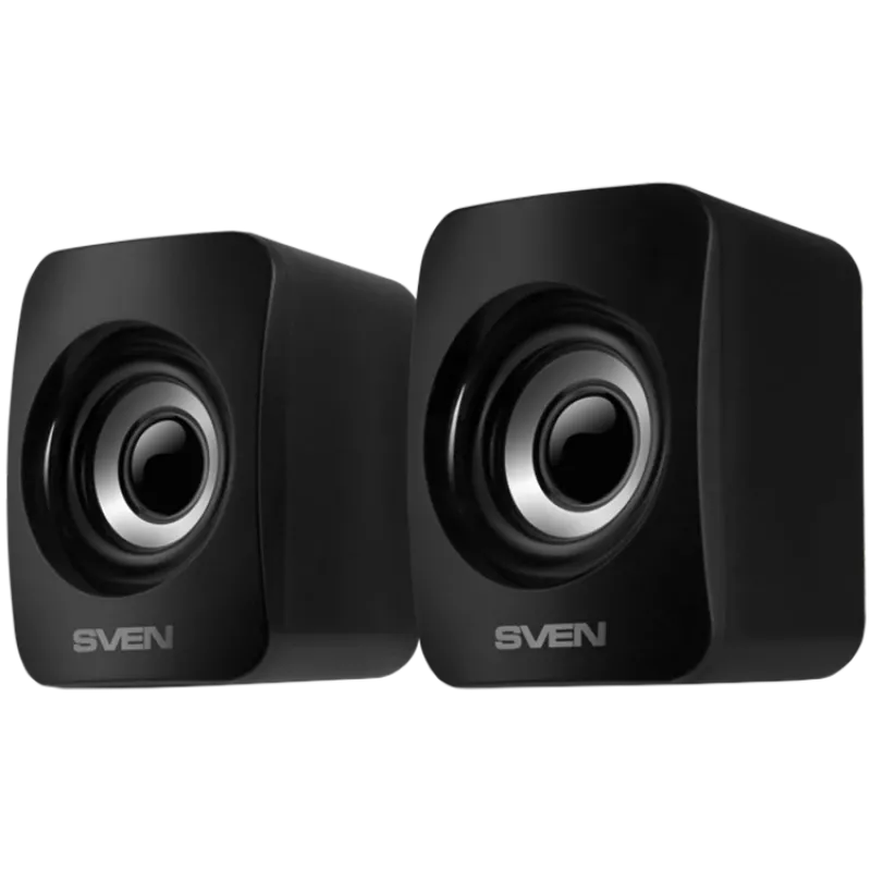 SVEN 130 alimentato USB (2x3W); regolazione del volume sul retro