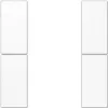 Placca per interruttore a parete JUNG LS 502 TSA WW, Bianco, compatibile con le serie LS 5072/5092/5178
