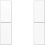 Placca per interruttore a parete JUNG LS 502 TSA WW, Bianco, compatibile con le serie LS 5072/5092/5178