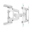 Supporto a parete per TV ONKRON M6L-W per TV da 40–75 pollici, bianco