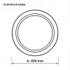 Plafoniera LED ActiveJet AJE-KAMA 24W rotonda 4000K 2580 lm IP20 40 cm