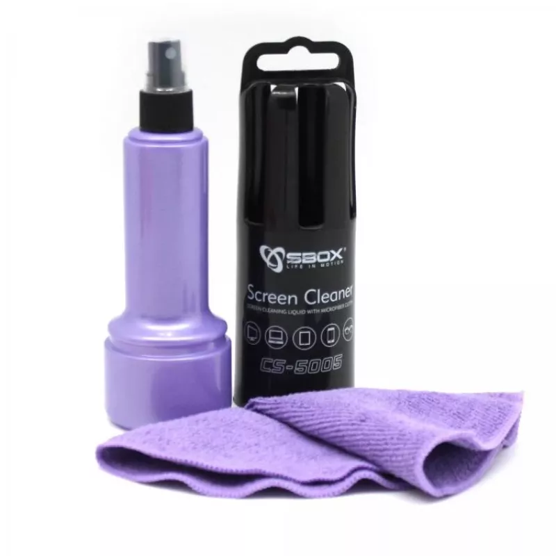 Detergente per schermi Sbox CS-5005U 150 ml viola