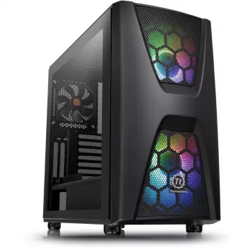 Case PC Commander C34 Tempered Glass ARGB