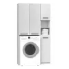 Mobile da bagno Top-E-Shop MARPOL DD BI – a libera installazione, bianco, 10 ripiani