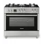 Piano cottura gas-elettrico a libera installazione Ravanson KWGE-K90, 5 zone di cottura, 90 cm, inox