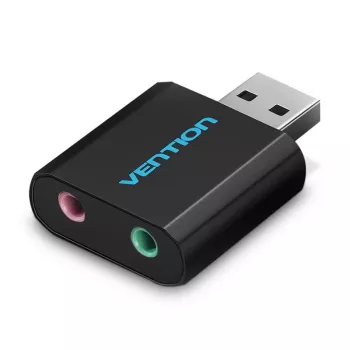 Vention Scheda audio esterna USB nero Metal Type