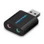 Vention Scheda audio esterna USB nero Metal Type