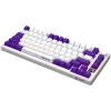 LORGAR KBP7075W, tastiera da gaming meccanica wireless 75% Pro, bianco, layout EN