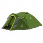 Coleman tenda a cupola Darwin 4 Plus Blackout — tenda tunnel per 4 persone con veranda, verde scuro/verde chiaro