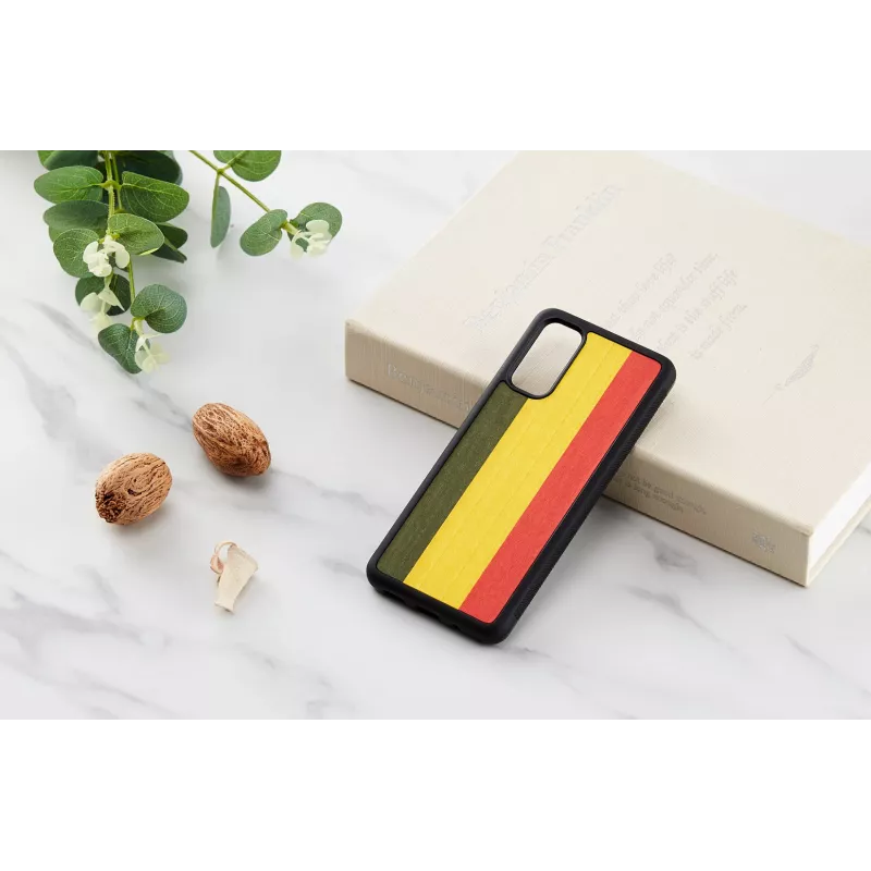 Custodia per cellulare man and wood Galaxy S20 Reggae nero