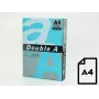 Carta colorata Double A, 80g, A4, 500 fogli, blu intenso