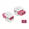 Modulo Keystone LC Duplex femmina su LC Duplex femmina DeLOCK 86818