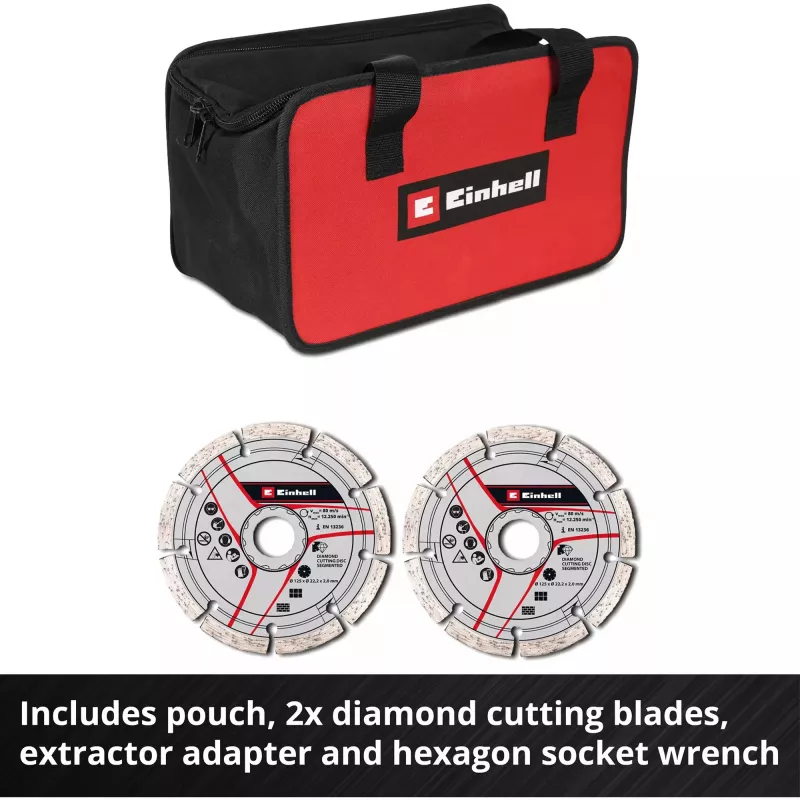 Scanalatrice per muri EINHELL TP-MA 36/30 Li BL-Solo 36 V, senza fili, motore brushless, modello 4350800