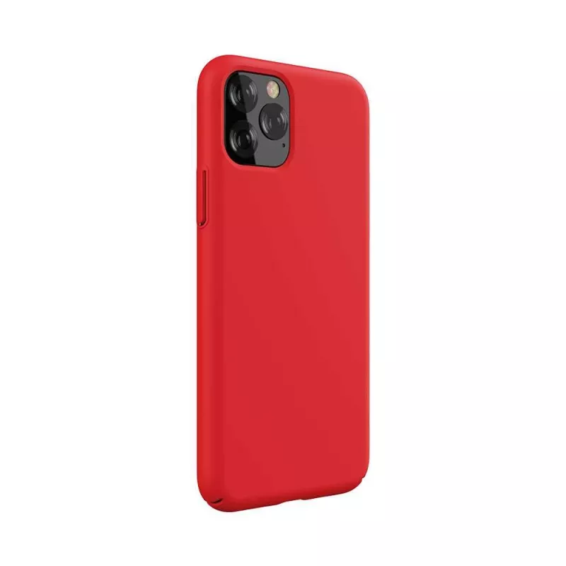 Custodia per cellulare Devia Nature Series per iPhone 12 Pro Max, silicone, rosso