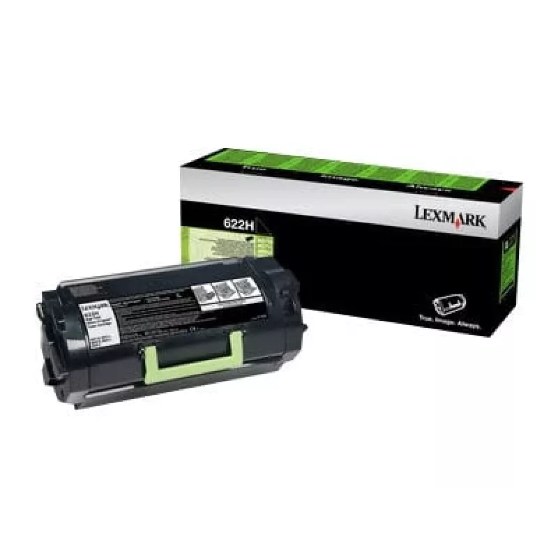 Lexmark 622H cartuccia toner 62D2H00 per MX710/MX711/MX810/MX811/MX812, nero, 25000 pagine