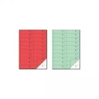 Libro moduli Sigel BO111 A4 1000 copie (2 x 50 set di fogli) verde chiaro