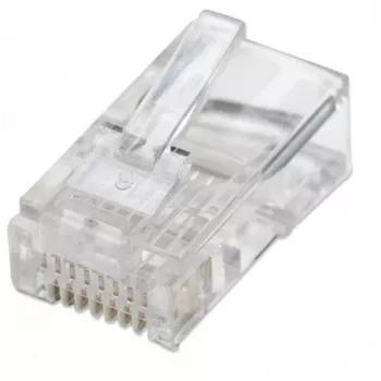 Intellinet 502375 connettore per fili RJ-45 trasparente
