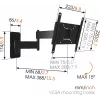 Vogels MA2040-A1 TURN Supporto da parete 19-40
