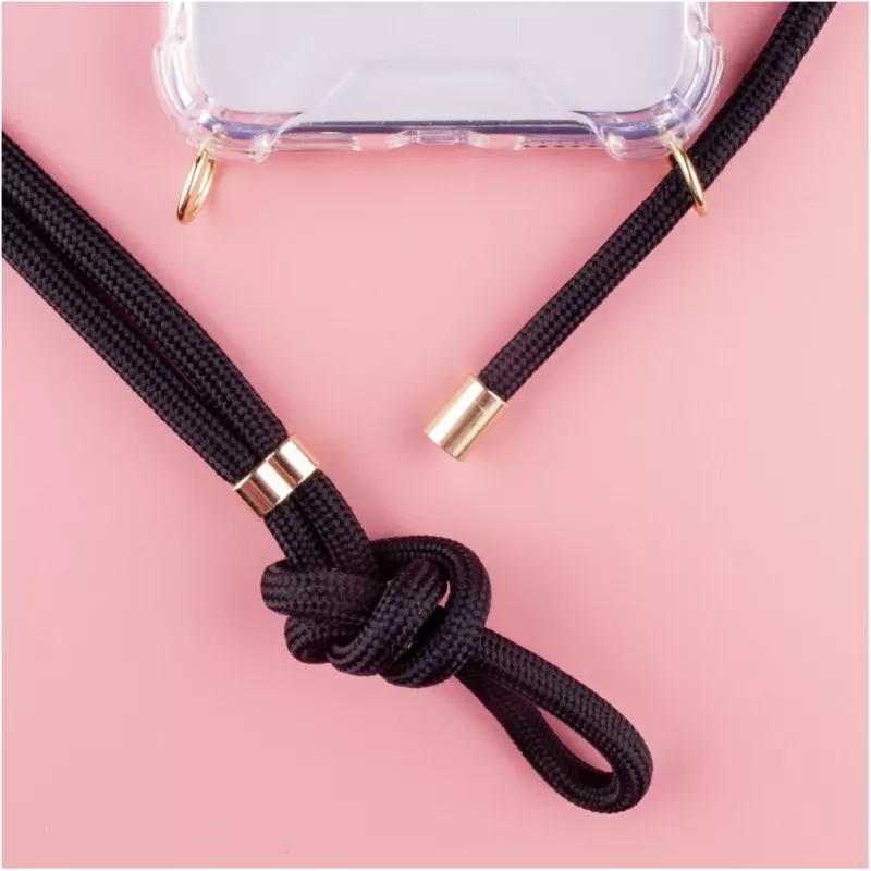 Lookabe custodia per telefono con collana per iPhone XR, oro/nero