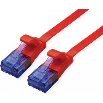 Cavo patch VALUE Cat.6A (Classe EA) UTP, extra-piatto, rosso, 5 m (21.99.2025)