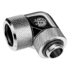Tubo per raffreddamento a liquido per computer BitsPower BP-E90RMLA16, ottone, 16 mm diametro, argento