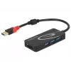 Hub USB DeLOCK 3.0 3 porte esterno + 2 x slot SD